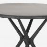 Mesa redonda de polipropileno 80 cm para cocina, bar y restaurante Gang 80 Elección