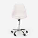 Silla de diseño giratoria para oficina con ruedas eiffel ajustables en altura Octony Características