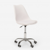 Silla de diseño giratoria para oficina con ruedas eiffel ajustables en altura Octony Medidas