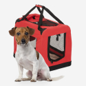 Transportín de perros y gatos plegable tamaño pequeño 58x40x44,5cm Oliver M 