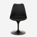 juego de 2 sillas y mesa de comedor de diseño Tulipan 80 cm aster 