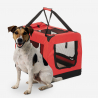 Transportín para perros y gatos tela plegable mediana 68,5x48x50cm Oliver L Compra