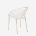 Juego mesa cuadrada negro 70 x 70 cm 2 sillas diseño Moai Black Modelo