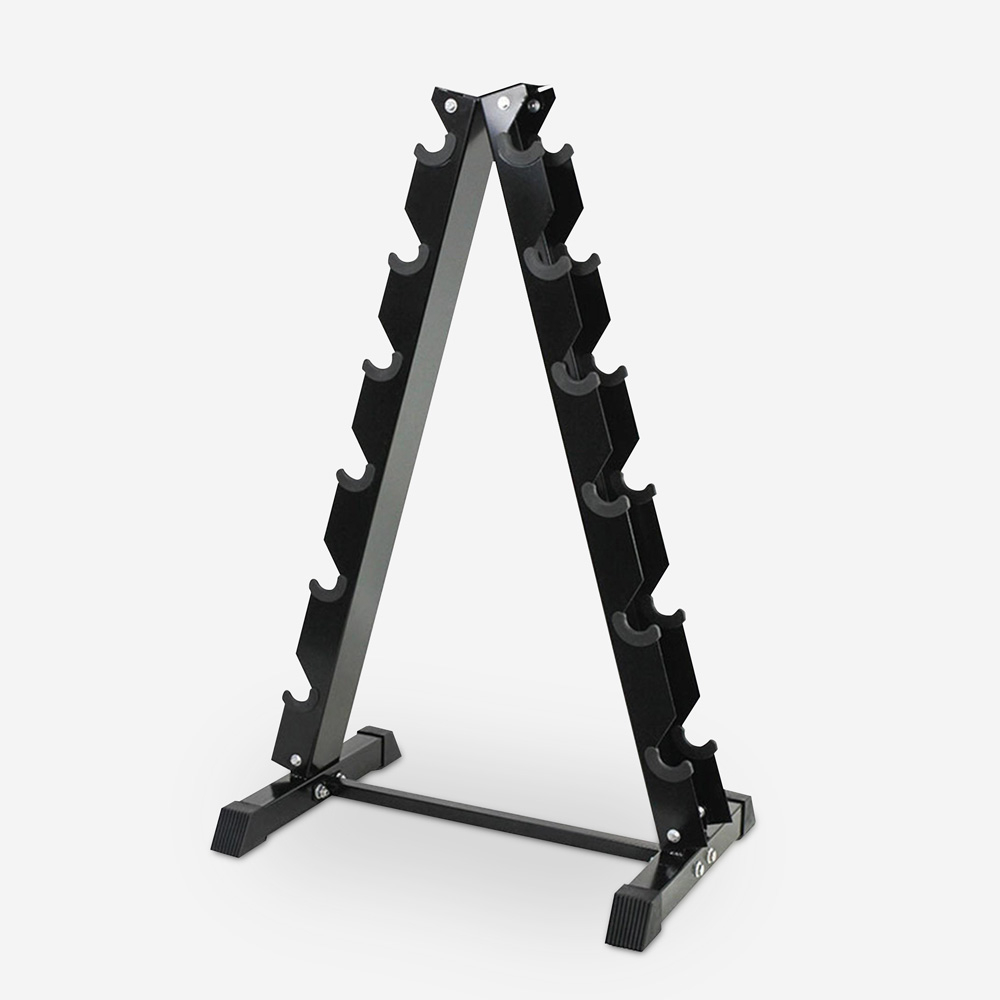 Soporte vertical para 12 mancuernas metal antideslizante casa Plauk