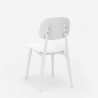 Juego mesa redonda 80 cm beige 2 sillas diseño Berel 
