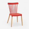 Juego 2 sillas diseño moderno mesa cuadrada beige 70 x 70 cm Roslin 