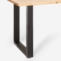 Mesa de comedor de diseño de madera de estilo industrial 200x80cm TL2008 Rajasthan Precio