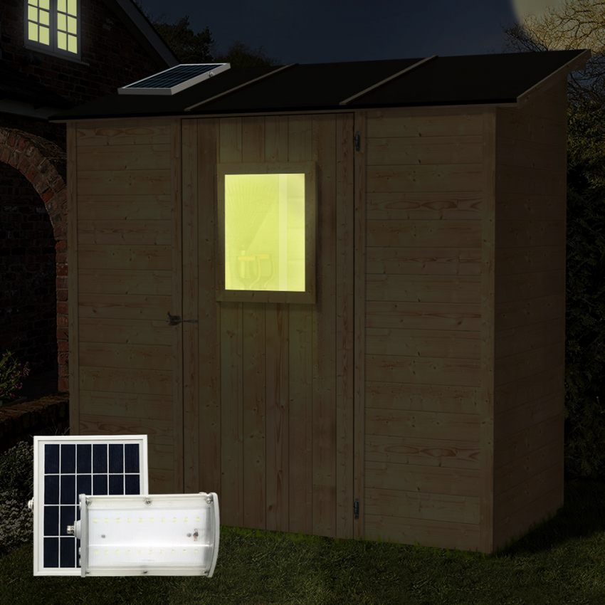  Foco Led de luz solar 1000 Lumen Sensor crepuscular Zambot y movimiento Promoción 