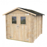 Caseta de madera para herramientas de jardín exterior puerta doble Hobby 198x248 PD Oferta