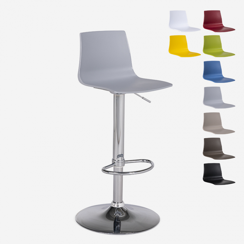 Taburete diseño mate altura regulable cocina bar Grand Soleil Imola Matt Medidas