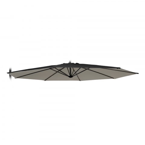 Tela Parasol Jardín 3 x 3 Octogonal Brazos Aluminio Fan Noir Promoción