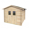 Caseta de madera de jardín herramientas puerta doble Hobby 248 x 248