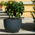 Maceta diseño redondo para plantas Ø 60 cm jardín balcón terraza Orione Stock