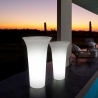 Maceta luminosa alta redonda exterior diseño moderno kit iluminación Flos Promoción