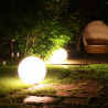 Lámpara LED diseño esférico Ø 30 cm para jardín exterior bar restaurante Sirio Descueto