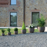 Maceta diseño redondo para plantas Ø 60 cm jardín balcón terraza Orione Precio