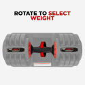 Par mancuernas 2 x 20 kg gimnasio carga variable peso regulable fitness Oonda Rebajas