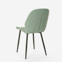 Silla de cocina de cuero sintético de diseño moderno Lyna Rebajas