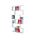 Librería vertical de columna 6 estantes casa oficina diseño moderno Calli Rebajas