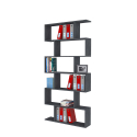 Librería vertical 6 estantes diseño moderno casa oficina Calli Ardesia Rebajas