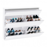 Zapatero ahorra espacio 2 puertas compartimento abatible 24 pares de zapatos Magic Bata L Oferta