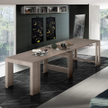 Mesa de comedor consola extensible 90x51-300cm madera olmo Pratika Pearl Promoción
