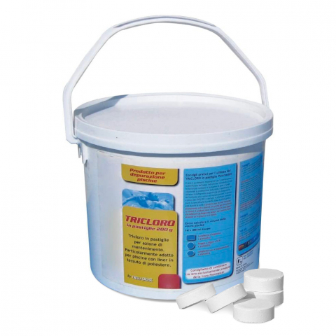 Tri-Cloro Poolmaster 5 kg 200 gr comprimidos de cloro para piscinas elevadas y enterradas Promoción