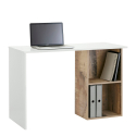 Escritorio diseño innovador 110 x 50 cm casa smart working oficina Conti Acero Rebajas