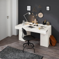 Escritorio superficie deslizante ahorra espacio casa oficina 130 x 60 cm Sliding L Promoción