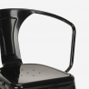 juego diseño industrial mesa 120 x 60 cm 4 sillas estilo cocina bar caster 