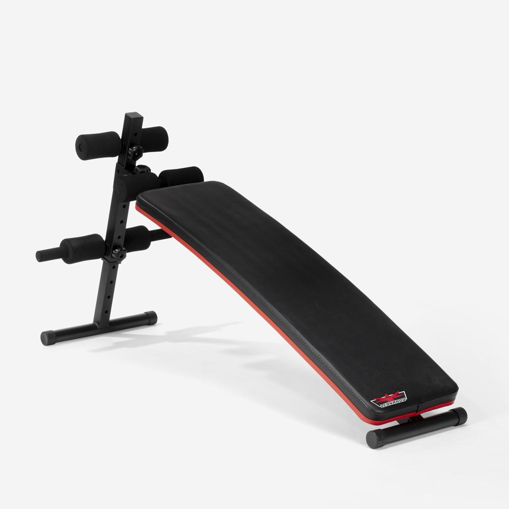 Banco de abdominales curvado multiposición ajustable Hera