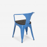 conjunto 4 sillas mesa madera 120 x 60 cm industrial comedor caster wood 