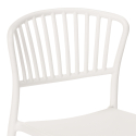 Juego 2 sillas diseño moderno mesa redonda negro 80 cm Gianum Dark 