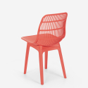 Juego 2 sillas diseño moderno mesa redonda beige 80 cm exterior Bardus 