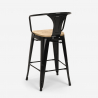 juego bar cocina 4 taburetes mesa alta 60 x 60 mason noix top light 