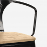 juego bar cocina 4 taburetes mesa alta 60 x 60 mason noix top light 