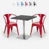 juego 2 sillas mesa 70 x 70 cm horeca bar restaurante starter silver Catálogo