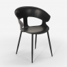 juego mesa cuadrada 80 x 80 cm industrial 4 sillas diseño moderno reeve 