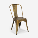 conjunto 4 sillas vintage mesa comedor 120 x 60 cm industrial hamilton Medidas