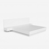 Cama matrimonial 160 x 190 cm elevable 2 mesillas diseño moderno Schwaz Rebajas