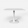 mesa de comedor cuadrada de diseño lilium 80 cm estilo Goblet Oferta