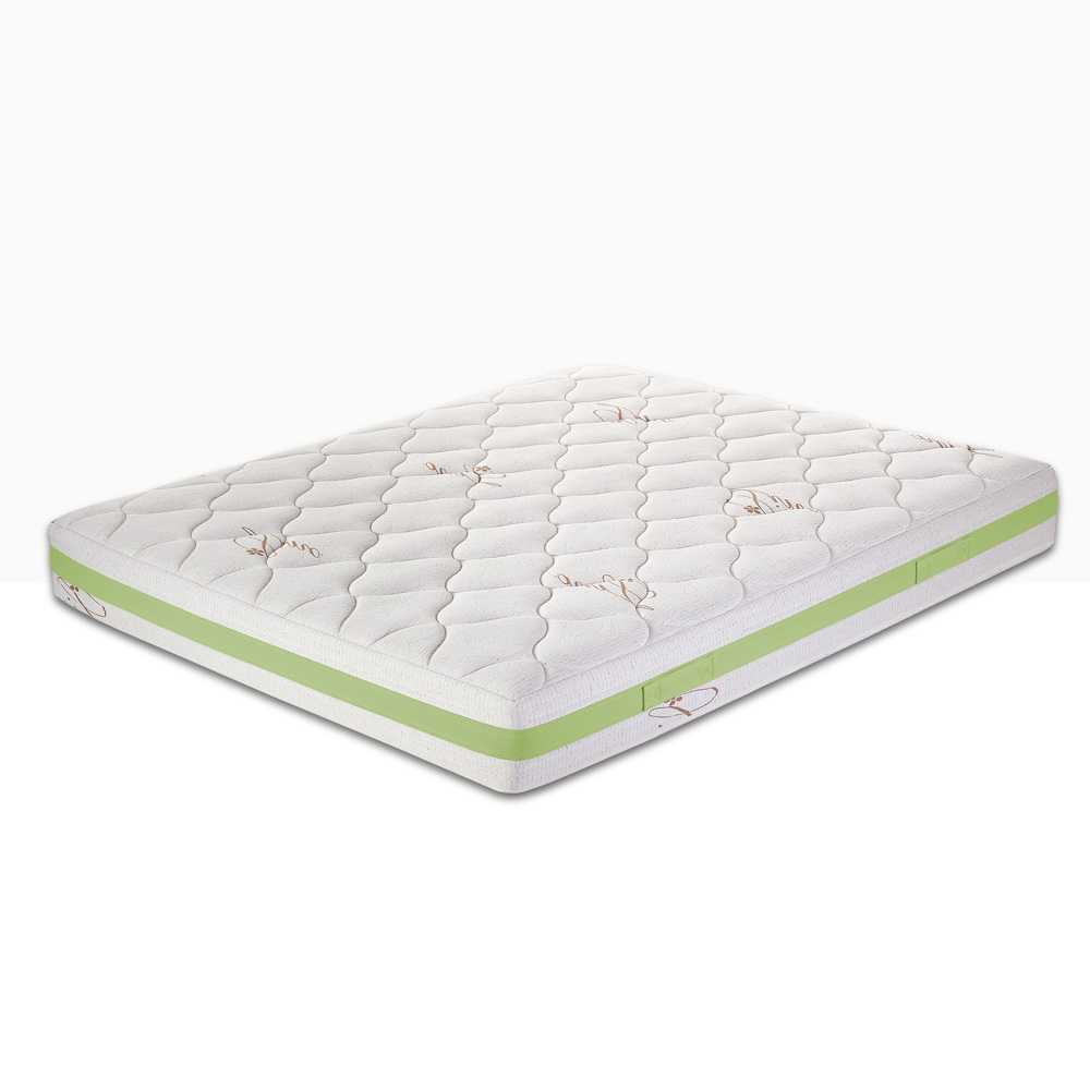Colchón de matrimonio 160 x 190 Memory Foam 23 cm hipoalergénico Leaf Extra