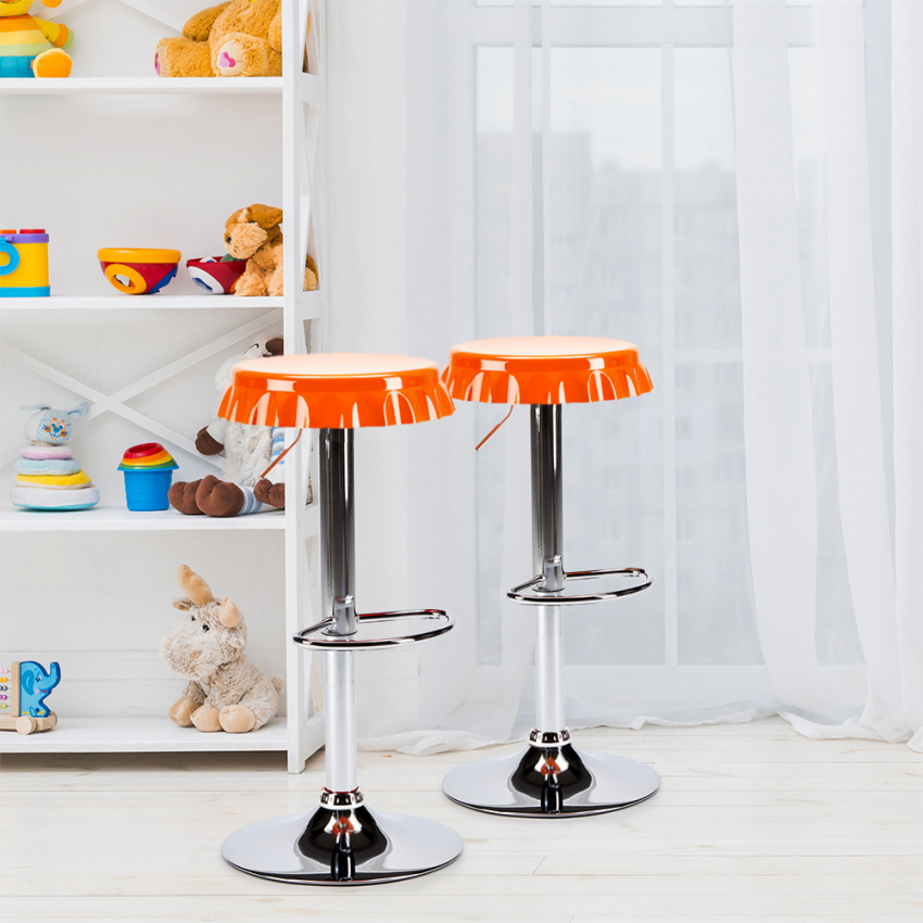 Taburete de cocina y bar con diseño a forma de tapón Dallas Venta