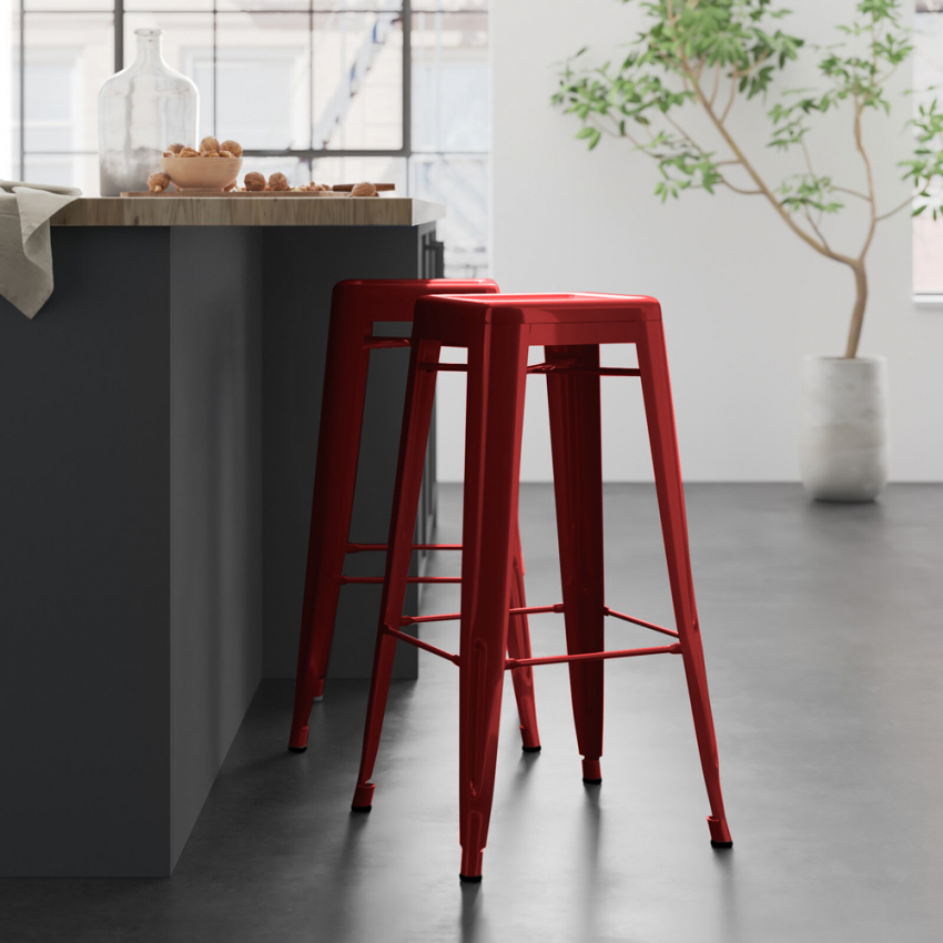 taburetes de bar STEEL UP TOLIX