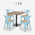 conjunto de mesa de centro horeca 90x90cm bares restaurantes 4 sillas dunmore Venta