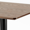 Conjunto de mesa Horeca 90x90cm 4 sillas apilables bar restaurante Prince 