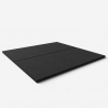 Suelo engomado antigolpes loseta protectora gimnasio 1x1m Fit Square Medidas