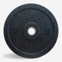 2 x 10 kg discos goma pesas entrenamiento cruzado barra olímpica Bumper HD Dot Oferta