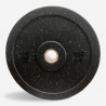 2 x 15 kg discos goma pesas entrenamiento cruzado barra olímpica Bumper HD Dot Oferta