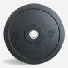 2 x 20 kg discos goma pesas entrenamiento cruzado barra olímpica Bumper HD Dot Oferta